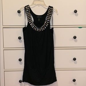 Buffalo rhinestone party top/tunic